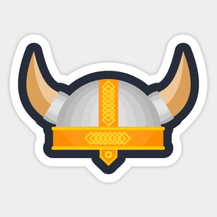 Viking Helmet Sticker